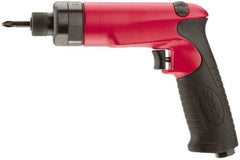 Sioux Tools - 1/4" Bit Holder, 700 RPM, Pistol Grip Handle Air Screwdriver - 220 In/Lb Torque, 30 CFM - Industrial Tool & Supply