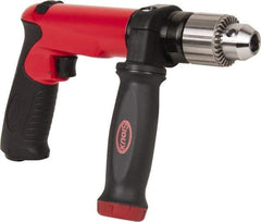 Sioux Tools - 1/2" Reversible Keyed Chuck - Pistol Grip Handle, 700 RPM, 14.16 LPS, 30 CFM, 1 hp - Industrial Tool & Supply