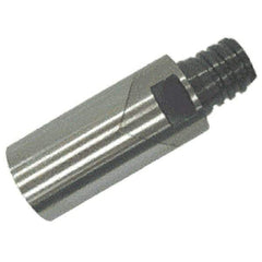 Iscar - T12 Connection to Tip, T12 Connection to Shank, Milling Tip Insert Threaded Extension - 1.5 Inch Extension Length, 0.72 Inch Max Diameter, Multimaster Series - Industrial Tool & Supply