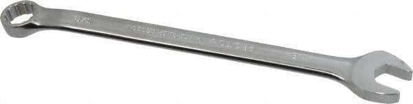 Proto - 3/8" 12 Point Combination Wrench - 15° Offset Angle, 6-1/4" OAL, Steel, Chrome Finish - Industrial Tool & Supply