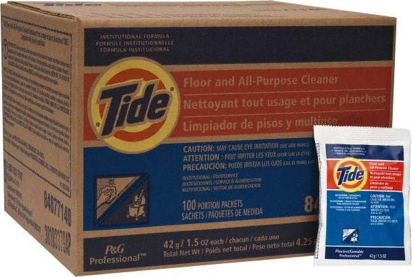 Tide - Packet Cleaner - Use on Fiberglass, Linoleum, Plastic, Stainless Steel, Wood - Industrial Tool & Supply