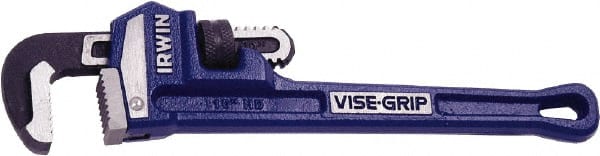 Irwin - 10" Cast Iron Straight Pipe Wrench - Exact Industrial Supply