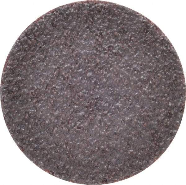 Norton - 2" Disc Diam, 36 Grit, Aluminum Oxide Quick Change Disc - Type R Attaching System, Coated, Brown, Very Coarse Grade, 25,000 RPM, R228 Series - Industrial Tool & Supply