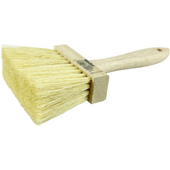 4″ Masonry Brush, 3″ Trim Length, White Tampico Fill - Industrial Tool & Supply