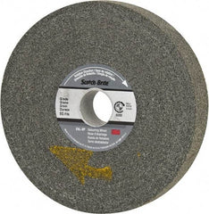 3M - 6" Diam, 1" Face Width, 1" Center Hole, Fine Grade, Silicon Carbide Deburring Wheel - Convolute, Extra Hard Density 9 Grade, 6,000 RPM - Industrial Tool & Supply
