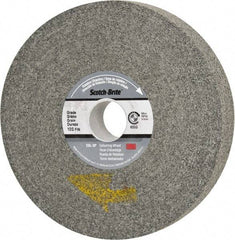 3M - 6" Diam, 1" Face Width, 1" Center Hole, Fine Grade, Silicon Carbide Deburring Wheel - Convolute, Hard Density 10 Grade, 6,000 RPM - Industrial Tool & Supply
