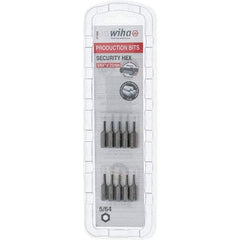 Wiha - 25mm Hex Screwdriver Bit - 1/4" Drive, 1" OAL - Industrial Tool & Supply