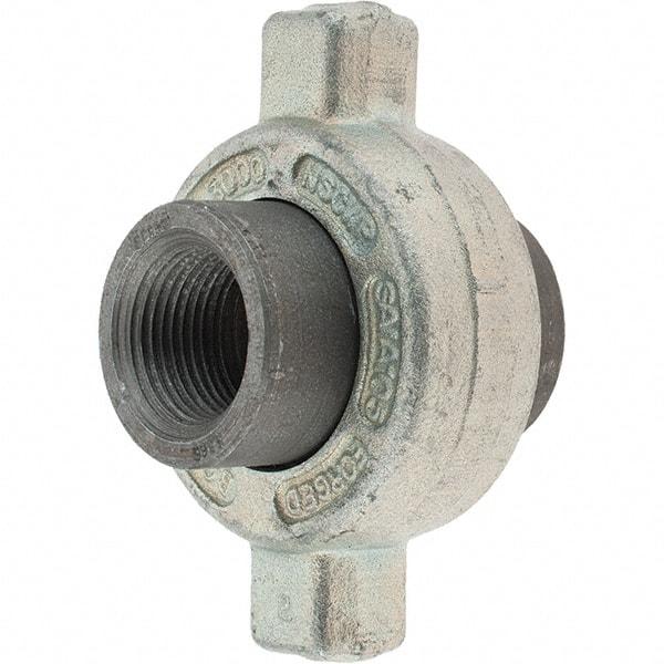 Made in USA - Size 3/4", Class 3,000, Forged Carbon Steel Black Pipe Lug Union - 3,000 psi, Threaded End Connection - Industrial Tool & Supply