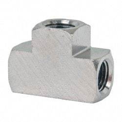 Value Collection - 1/4" Internal Pipe, Brass Union Tee - FNPT - Industrial Tool & Supply