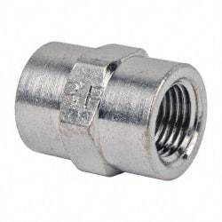 Value Collection - 1/8" Internal Pipe, Brass Coupling - FNPT - Industrial Tool & Supply