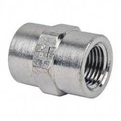 Value Collection - 1/8" Internal Pipe, Brass Coupling - FNPT - Industrial Tool & Supply