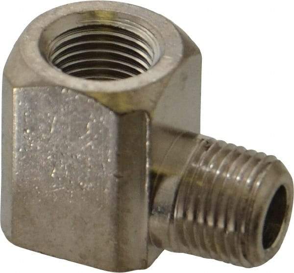 Value Collection - 1/8" Internal Pipe, Brass 90° Street Elbow - FNPT x MNPT - Industrial Tool & Supply