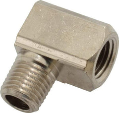 Value Collection - 1/4" Internal Pipe, Brass 90° Street Elbow - FNPT x MNPT - Industrial Tool & Supply