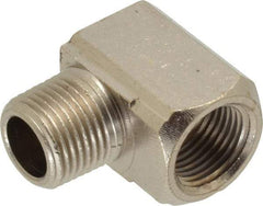 Value Collection - 3/8" Internal Pipe, Brass 90° Street Elbow - FNPT x MNPT - Industrial Tool & Supply