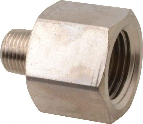 Value Collection - 3/8 x 1/8" Internal Pipe, Brass Adapter - FNPT x MNPT - Industrial Tool & Supply