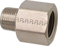 Value Collection - 1/2 x 3/8" Internal Pipe, Brass Adapter - FNPT x MNPT - Industrial Tool & Supply