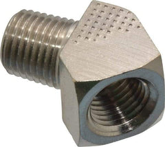 Value Collection - 1/4" Internal Pipe, Brass 45° Street Elbow - FNPT x MNPT - Industrial Tool & Supply