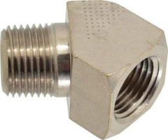 Value Collection - 1/2" Internal Pipe, Brass 45° Street Elbow - FNPT x MNPT - Industrial Tool & Supply
