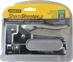 Stanley - Manual Staple Gun - 1/4, 5/16, 3/8" Staples, Chrome, Steel with Chrome Finish - Industrial Tool & Supply