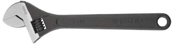 Irwin - 1-3/4" Jaw Capacity, 15" Standard Adjustable Wrench - Chrome Vanadium Steel, Chrome Finish - Industrial Tool & Supply