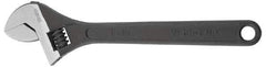Irwin - 1-3/4" Jaw Capacity, 15" Standard Adjustable Wrench - Chrome Vanadium Steel, Chrome Finish - Industrial Tool & Supply
