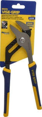 Irwin - 10" OAL, 2-3/4" Max Capacity, 7 Position Groove Joint Tongue & Groove Pliers - Smooth Straight Jaws, Straight Head, ProTouch Handles - Industrial Tool & Supply