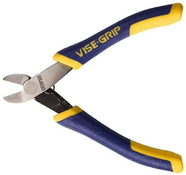 Irwin - 4-1/2" OAL, Diagonal Cutter - 1/2" Jaw Length, Diagonal Head, ProTouch Handle - Industrial Tool & Supply