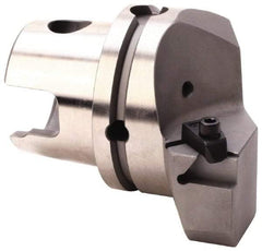 Kennametal - Insert Style NG 4L, 70mm Head Length, Left Hand Cut, Internal Modular Threading Cutting Unit Head - System Size KM80, 53mm Center to Cutting Edge, Series Top Notch - Industrial Tool & Supply
