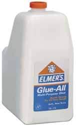 Elmer's - 50 Gal Drum White All Purpose Glue - 5 min Working Time, Bonds to Ceramic, Fabric, Leather, Paper & Wood - Industrial Tool & Supply