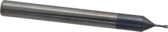 Carmex - #2-56, #3-56 UNC, UNF, 0.065" Cutting Diam, 3 Flute, Solid Carbide Helical Flute Thread Mill - Internal Thread, 0.17" LOC, 2-1/2" OAL, 1/4" Shank Diam - Industrial Tool & Supply