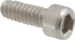 Value Collection - #0-80 UNF Hex Socket Drive, Socket Cap Screw - Grade 18-8 Stainless Steel, Uncoated, 5/32" Length Under Head - Industrial Tool & Supply