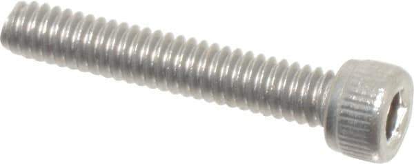 Value Collection - #5-40 UNC Hex Socket Drive, Socket Cap Screw - Grade 18-8 Stainless Steel, Uncoated, 3/4" Length Under Head - Industrial Tool & Supply