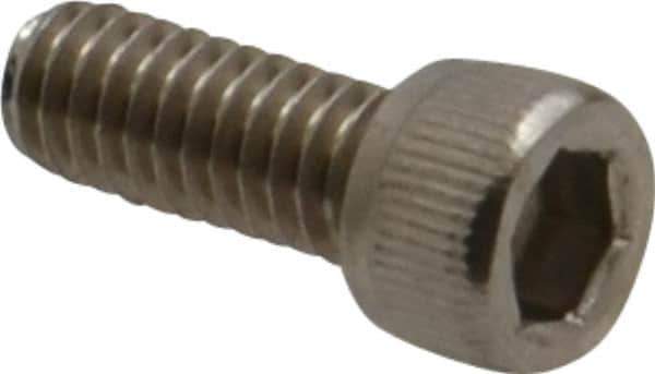 Value Collection - #8-32 UNC Hex Socket Drive, Socket Cap Screw - Grade 18-8 Stainless Steel, Uncoated, 7/16" Length Under Head - Industrial Tool & Supply