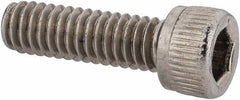 Value Collection - #8-32 UNC Hex Socket Drive, Socket Cap Screw - Grade 18-8 Stainless Steel, Uncoated, 9/16" Length Under Head - Industrial Tool & Supply