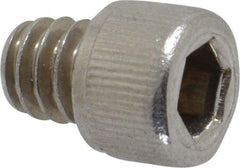 Value Collection - 1/4-20 UNC Hex Socket Drive, Socket Cap Screw - Grade 18-8 Stainless Steel, Uncoated, 1/4" Length Under Head - Industrial Tool & Supply