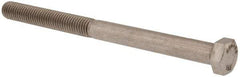 Value Collection - 1/2-13 UNC, 6-1/2" Length Under Head Hex Head Cap Screw - Partially Threaded, Grade 18-8 Stainless Steel, Uncoated, 3/4" Hex - Industrial Tool & Supply