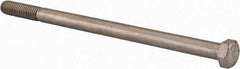 Value Collection - 1/2-13 UNC, 8-1/2" Length Under Head Hex Head Cap Screw - Partially Threaded, Grade 18-8 Stainless Steel, Uncoated, 3/4" Hex - Industrial Tool & Supply