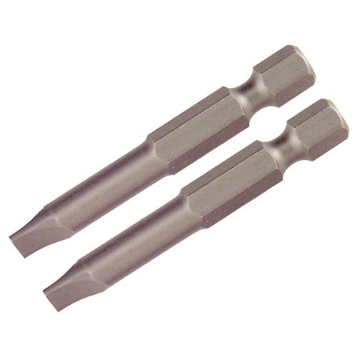 Slotted Power Bit 4.0 x .8 × 50mm (2 Bit Pack) - Industrial Tool & Supply