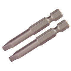 Slotted Power Bit 3.5 × 50mm (2 Bit Pack) - Industrial Tool & Supply