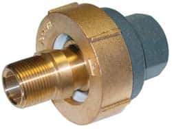 Barco - 3-1/8" Pipe, 3-1/8" Flange Thickness, Straight Casing, Straight Ball Swivel Joint - Bronze Ball & Nut with Iron Body, 340 psi Water, 240 psi Steam, Size Code 12, NPT Ends - Industrial Tool & Supply
