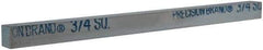 Made in USA - 12" Long x 3/4" High x 3/4" Wide, Zinc-Plated Key Stock - Low Carbon Steel - Industrial Tool & Supply