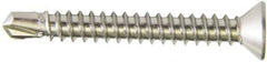Value Collection - #8, Flat Head, Phillips Drive, 5/8" OAL, #2 Point, Self Drilling Screw - Grade 410 Stainless Steel - Industrial Tool & Supply