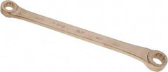 Ampco - 1/2" x 19/32" 12 Point Offset Box Wrench - Double End, 9-1/2" OAL, Aluminum Bronze - Industrial Tool & Supply