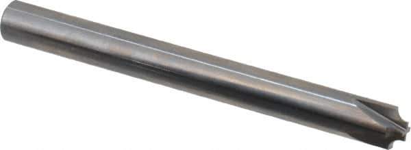 Hertel - 1/16" Radius, 1/4" Mill Diam, 4 Flute Solid Carbide Corner Rounding End Mill - Single End, Uncoated, 1/8" Tip Diam, 2-1/2" OAL, 1/4" Shank Diam - Industrial Tool & Supply