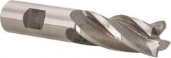 Hertel - 20mm, 1-7/8" LOC, 3/4" Shank Diam, 4-1/8" OAL, 4 Flute, Cobalt Square End Mill - Single End, Uncoated, Spiral Flute, Centercutting, Right Hand Cut, Right Hand Flute - Industrial Tool & Supply
