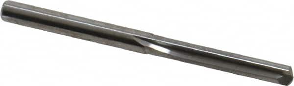 Hertel - 9/64", 140° Point, Solid Carbide Straight Flute Drill Bit - Industrial Tool & Supply