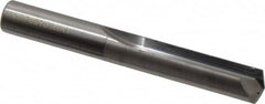 Hertel - 13/32", 140° Point, Solid Carbide Straight Flute Drill Bit - Industrial Tool & Supply