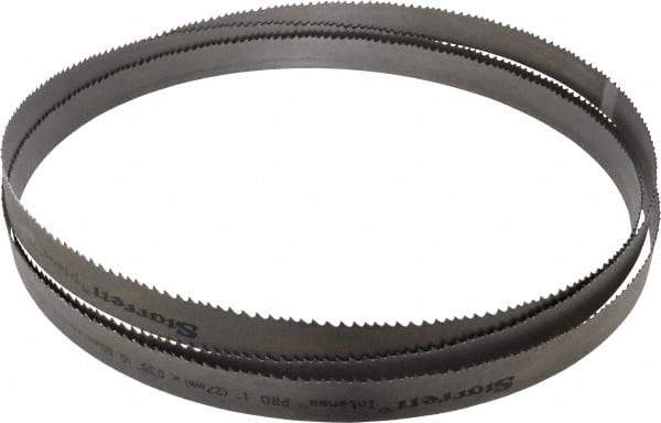 Starrett - 4 to 6 TPI, 11' 6" Long x 1" Wide x 0.035" Thick, Welded Band Saw Blade - Bi-Metal, Toothed Edge, Modified Tooth Set, Contour Cutting - Industrial Tool & Supply