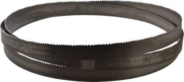 Starrett - 4 to 6 TPI, 13' 6" Long x 1-1/4" Wide x 0.042" Thick, Welded Band Saw Blade - Bi-Metal, Toothed Edge, Modified Tooth Set, Contour Cutting - Industrial Tool & Supply