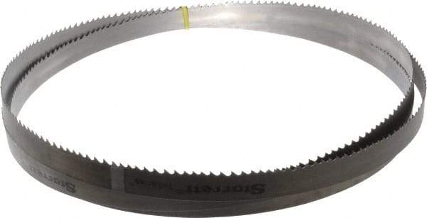 Starrett - 3 to 4 TPI, 12' Long x 1" Wide x 0.035" Thick, Welded Band Saw Blade - Bi-Metal, Toothed Edge, Modified Tooth Set, Contour Cutting - Industrial Tool & Supply
